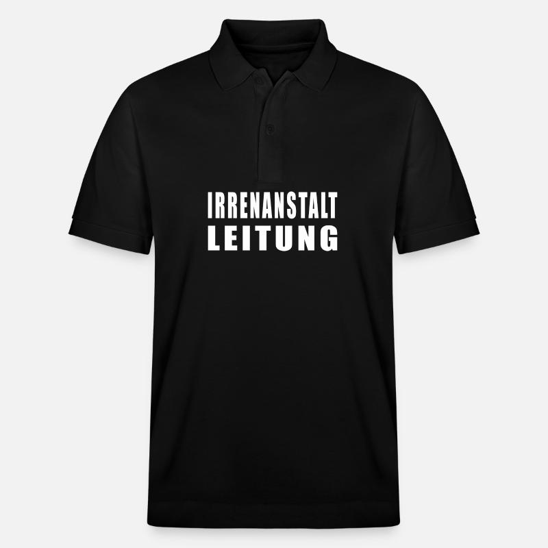 Irrenanstalt Leitung - Stanley/Stella Unisex Bio-Poloshirt PREPSTER - Schwarz