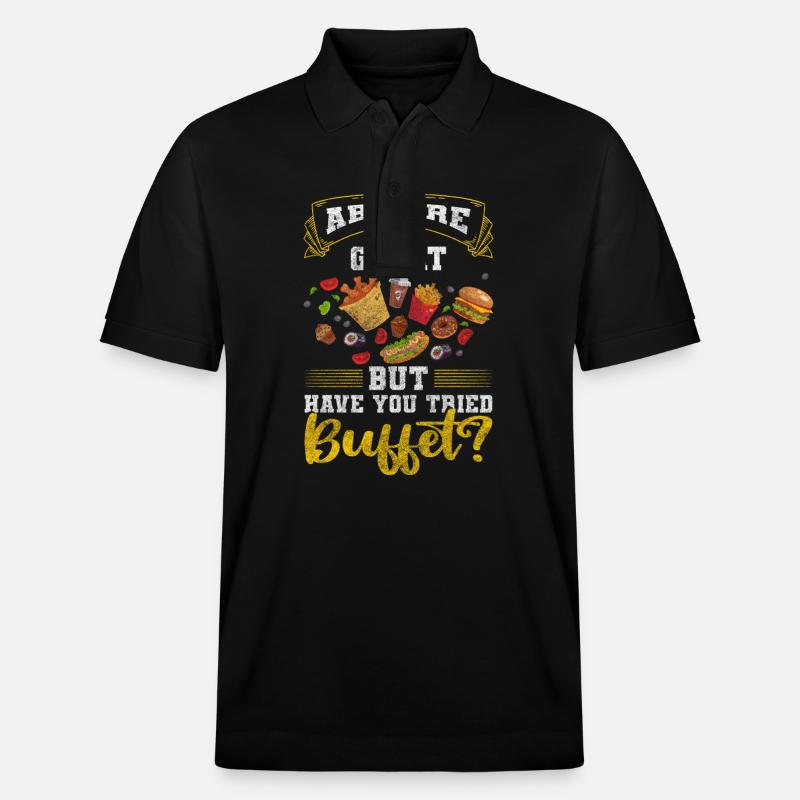 Nourriture Repas - Polo PREPSTER bio Stanley/Stella Unisexe - noir