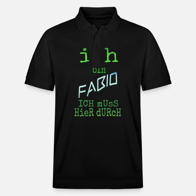 Fabio Fabio - Stanley/Stella Unisex Bio-Poloshirt PREPSTER - Schwarz