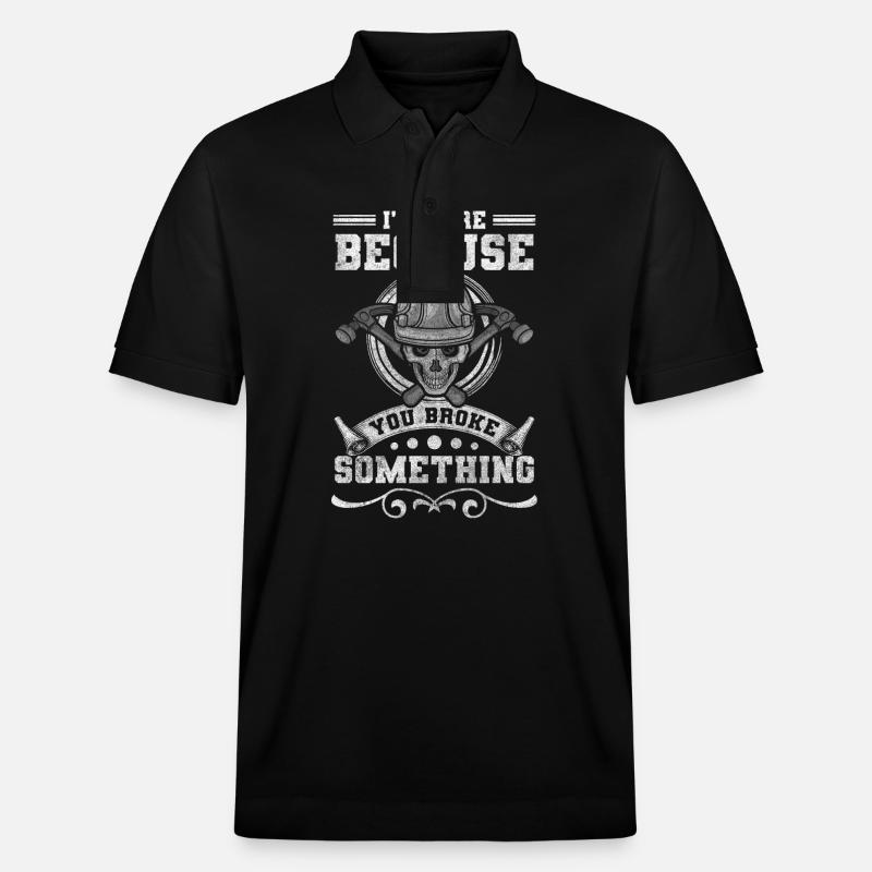 Dachdecker Dach Hausbau Zunft - Stanley/Stella Unisex Bio-Poloshirt PREPSTER - Schwarz