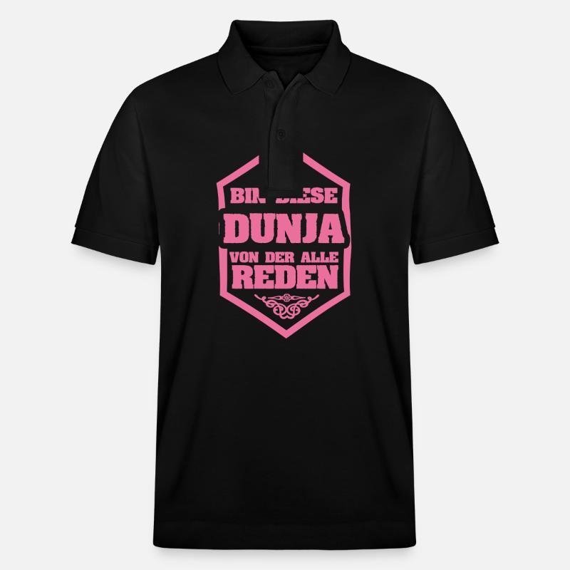 Prénom Dunja - Polo PREPSTER bio Stanley/Stella Unisexe - noir