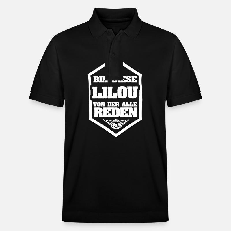 Lilou - Polo PREPSTER bio Stanley/Stella Unisexe - noir