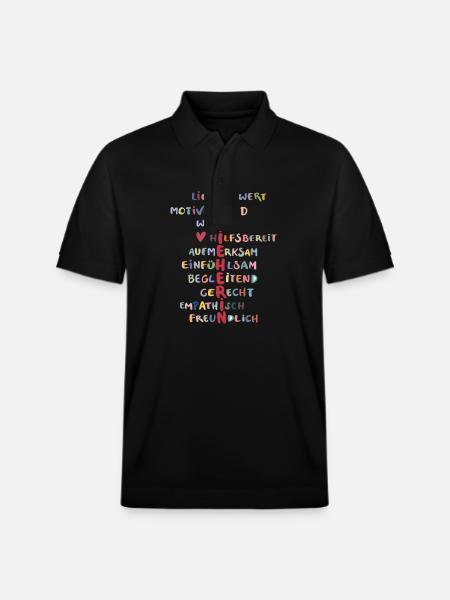 erzieherin - Stanley/Stella Unisex Bio-Poloshirt PREPSTER - Schwarz