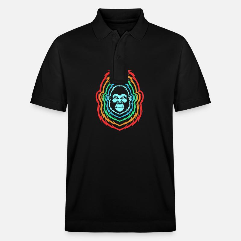 Gorille - Polo PREPSTER bio Stanley/Stella Unisexe - noir