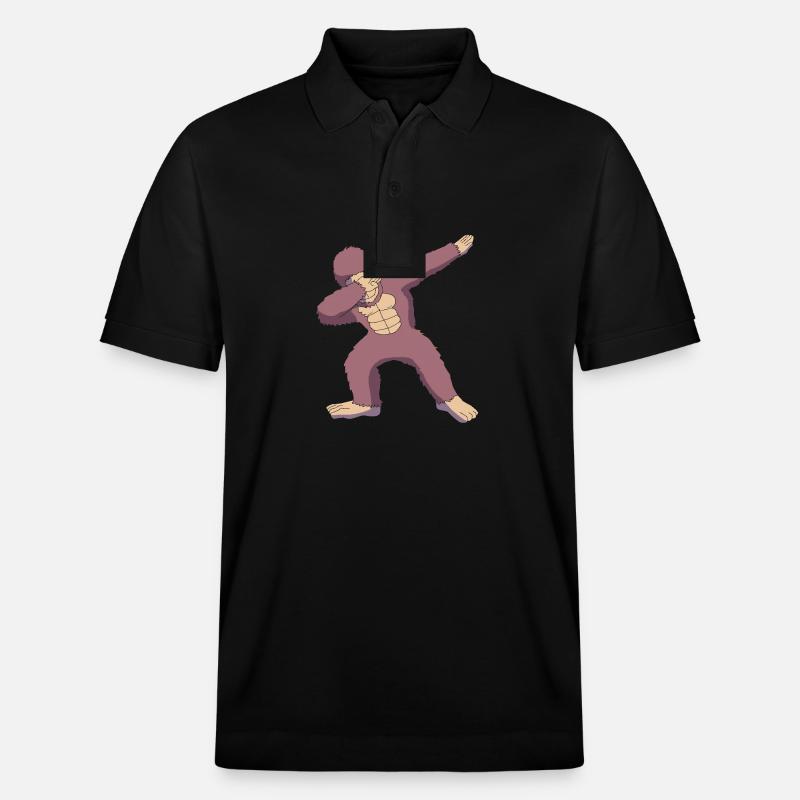 Gorilla - Stanley/Stella Unisex Bio-Poloshirt PREPSTER - Schwarz