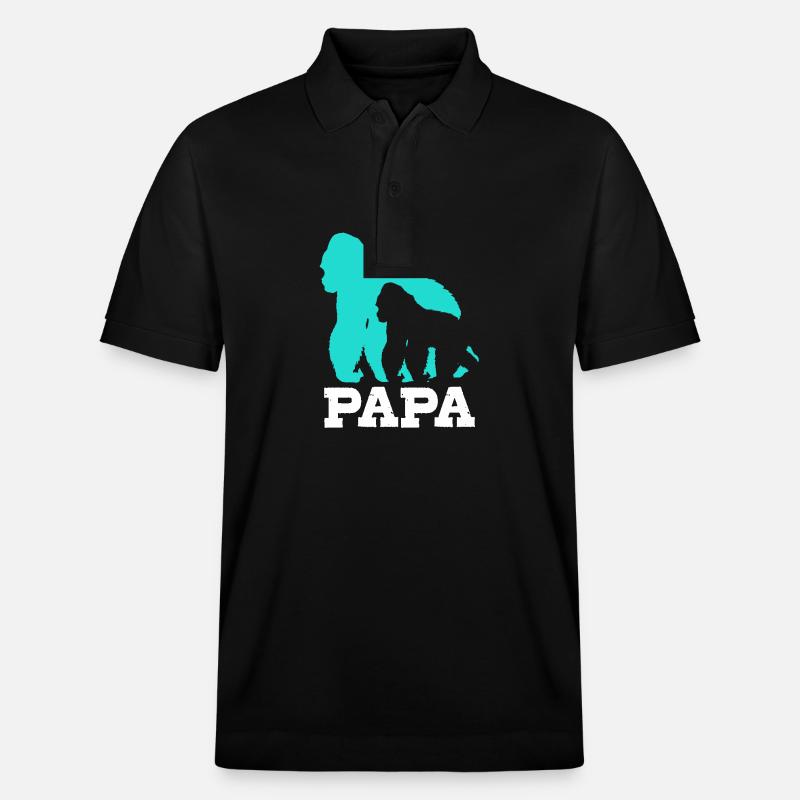 Gorilla - Stanley/Stella Unisex Bio-Poloshirt PREPSTER - Schwarz