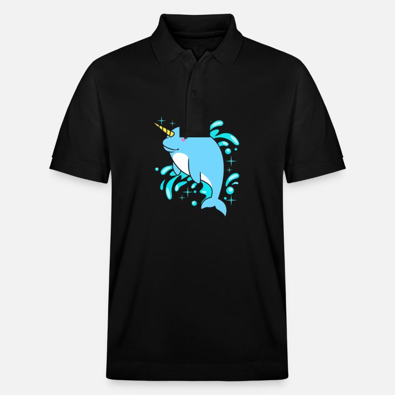 Narwal - Stanley/Stella Unisex Bio-Poloshirt PREPSTER - Schwarz