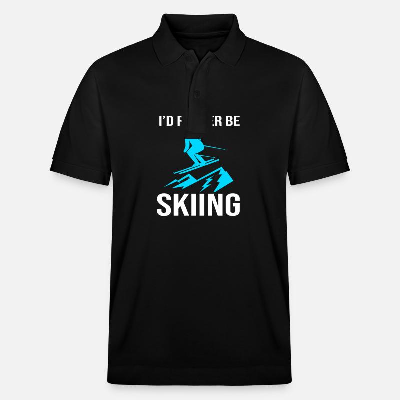Séjour ski ski - Polo PREPSTER bio Stanley/Stella Unisexe - noir