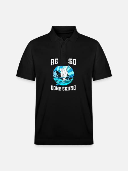 Skiferie - Stanley/Stella PREPSTER økologisk unisex poloshirt - sort