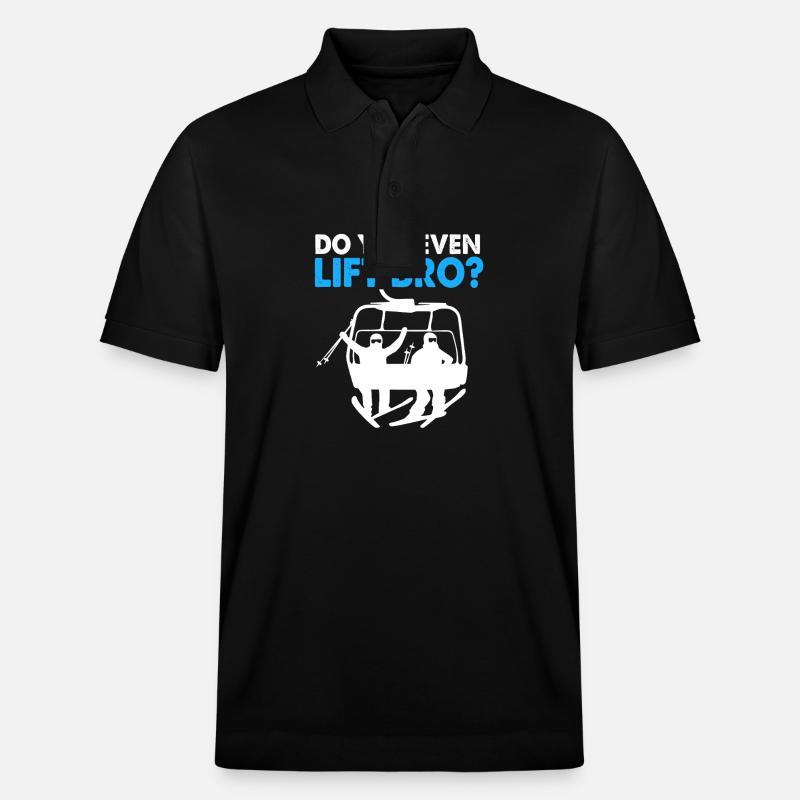 Séjour ski ski - Polo PREPSTER bio Stanley/Stella Unisexe - noir