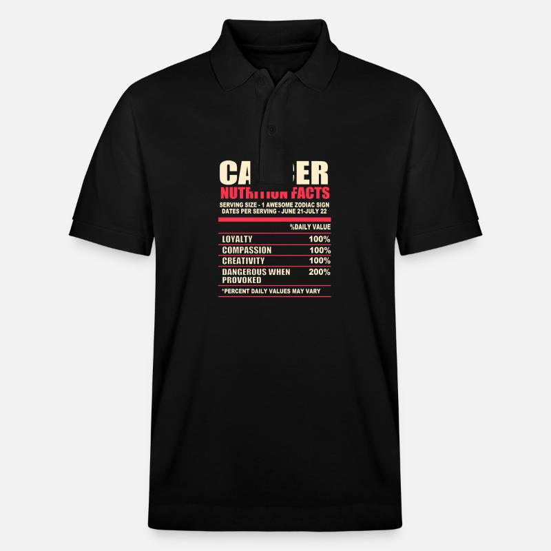 Krabbe - Stanley/Stella Unisex Bio-Poloshirt PREPSTER - Schwarz