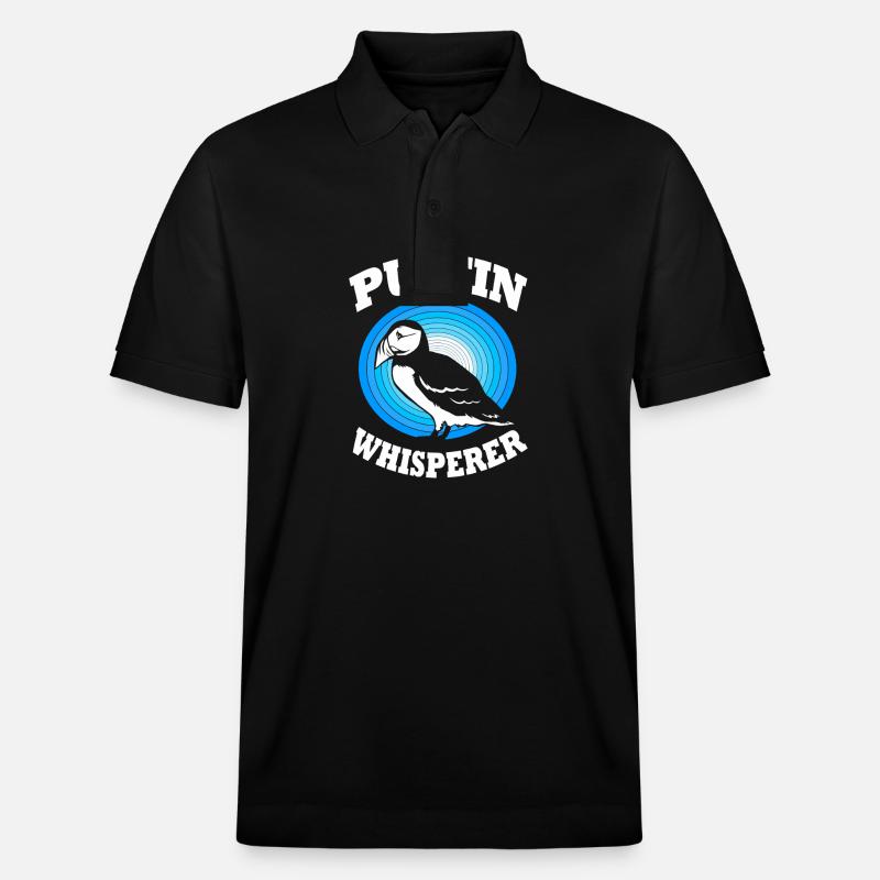 Macareux Papageientaucher - Polo PREPSTER bio Stanley/Stella Unisexe - noir