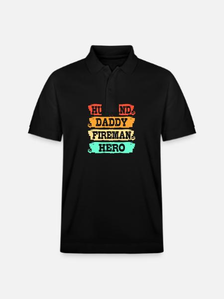 Pompier Pompier - Polo PREPSTER bio Stanley/Stella Unisexe - noir