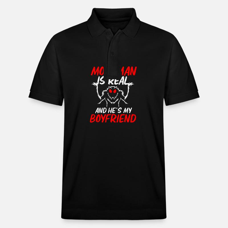 Papillon de nuit - Polo PREPSTER bio Stanley/Stella Unisexe - noir