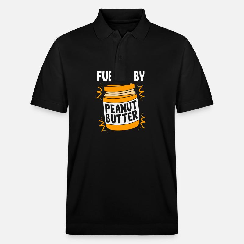 Pâte d’arachide - Polo PREPSTER bio Stanley/Stella Unisexe - noir