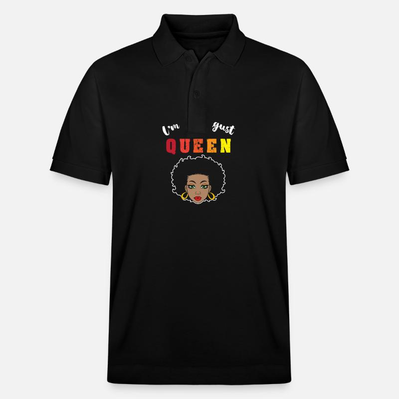 Sternzeichen Löwe - Stanley/Stella Unisex Bio-Poloshirt PREPSTER - Schwarz