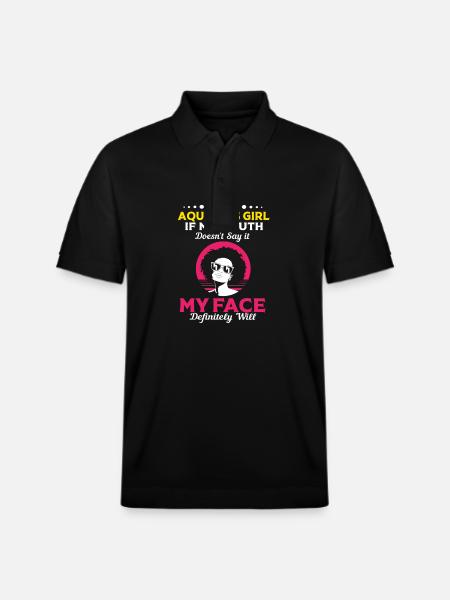 Sternzeichen Wassermann - Stanley/Stella Unisex Bio-Poloshirt PREPSTER - Schwarz