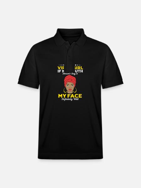 Zodiac sign Virgo - Stanley/Stella Unisex Organic Polo Shirt PREPSTER - black