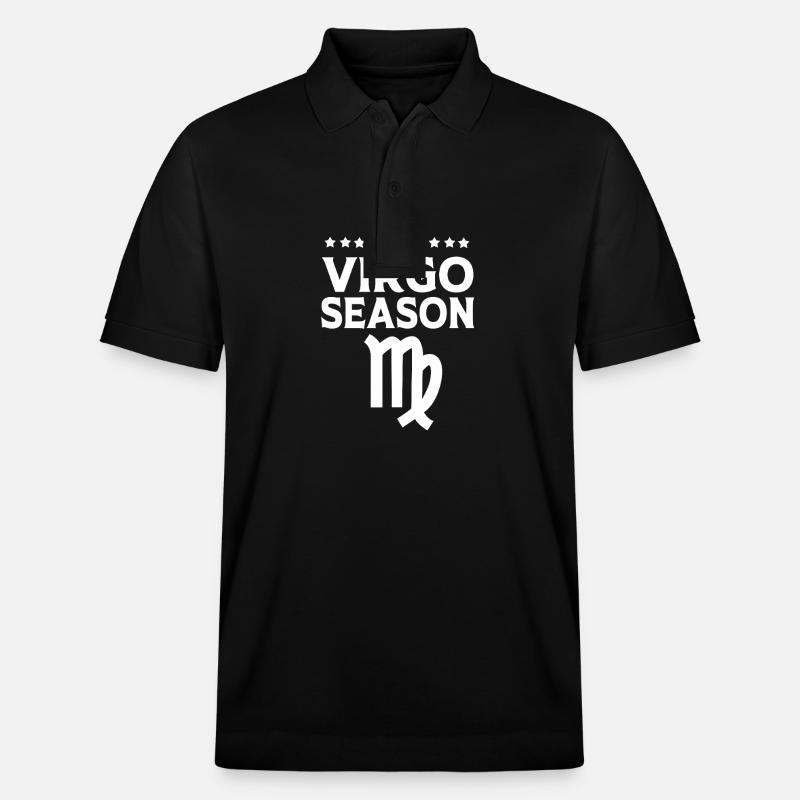 Sternzeichen Jungfrau - Stanley/Stella Unisex Bio-Poloshirt PREPSTER - Schwarz