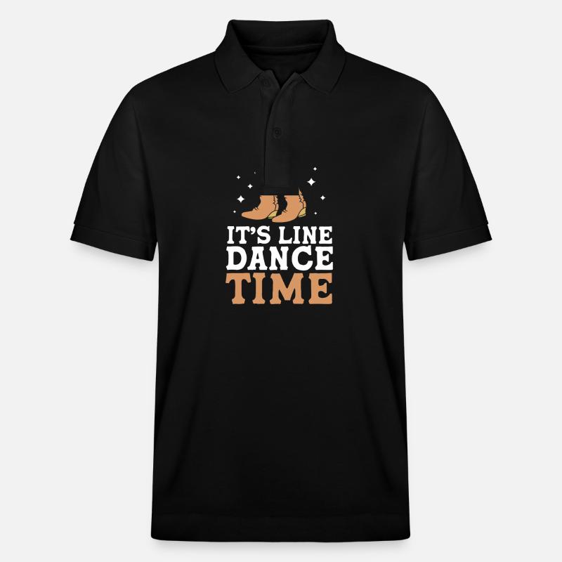 Linedance - Stanley/Stella Unisex Bio-Poloshirt PREPSTER - Schwarz