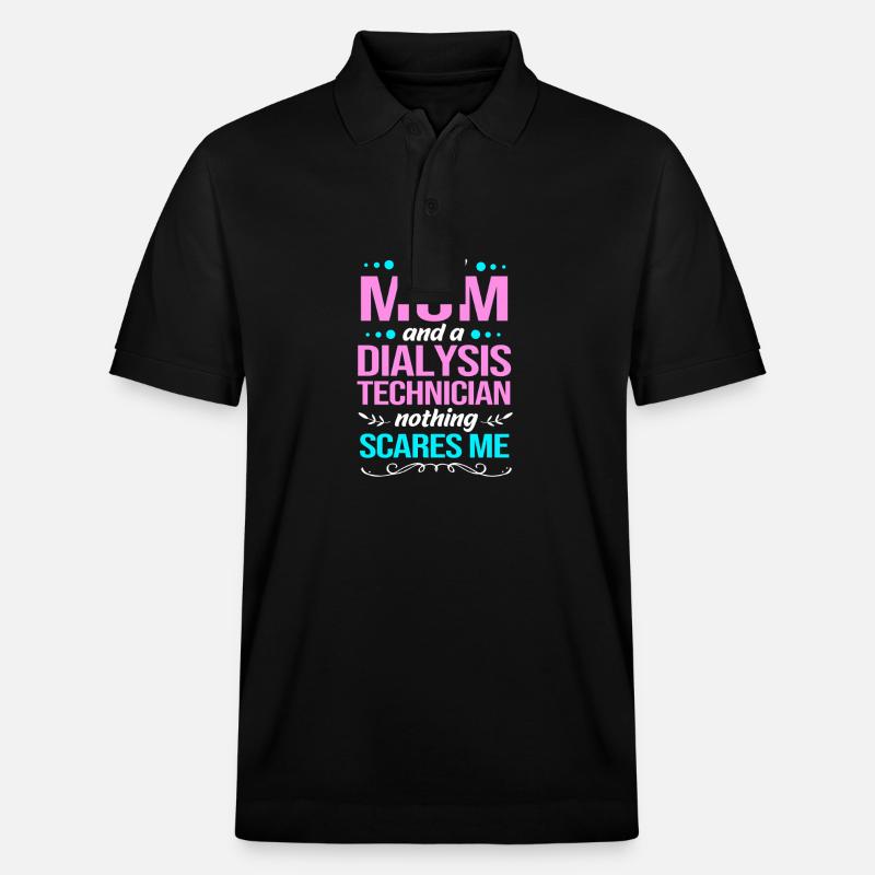 Dialyse-Techniker - Stanley/Stella Unisex Bio-Poloshirt PREPSTER - Schwarz