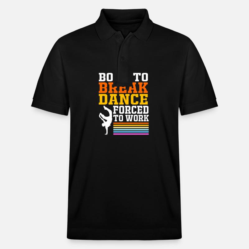 Breakdance - Stanley/Stella Unisex Bio-Poloshirt PREPSTER - Schwarz