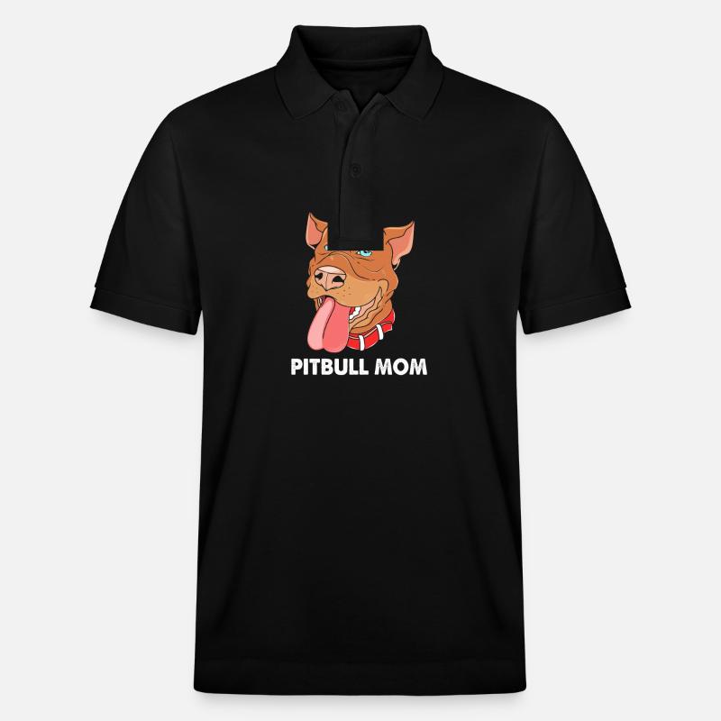Pitbull - Stanley/Stella Unisex Bio-Poloshirt PREPSTER - Schwarz