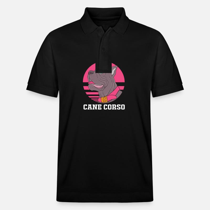 Cane Corso - Stanley/Stella Unisex Bio-Poloshirt PREPSTER - Schwarz