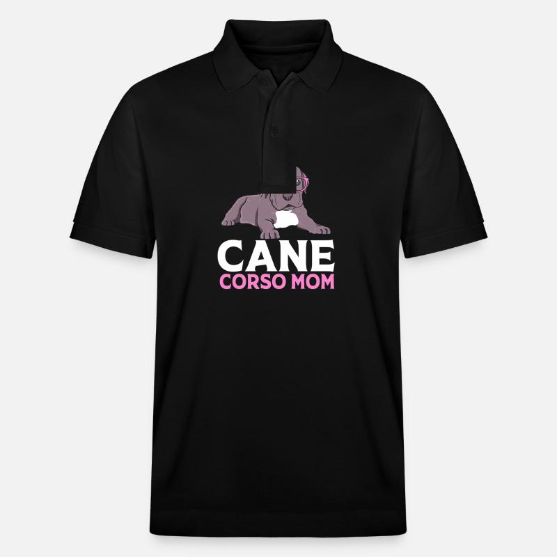 Cane Corso - Stanley/Stella Unisex Bio-Poloshirt PREPSTER - Schwarz
