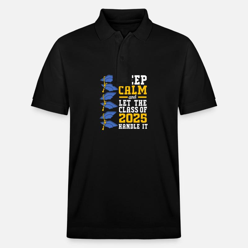 Klasse von 2025 - Stanley/Stella Unisex Bio-Poloshirt PREPSTER - Schwarz