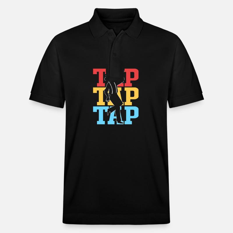 Stepptanz - Stanley/Stella Unisex Bio-Poloshirt PREPSTER - Schwarz