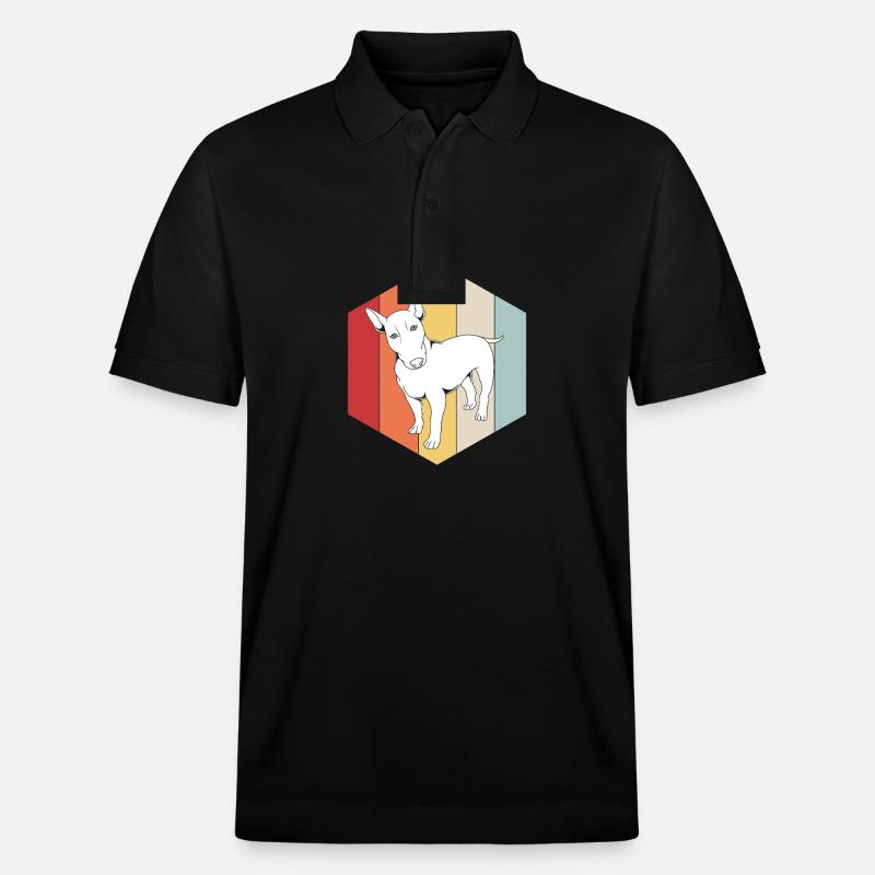 Bullterrier - Stanley/Stella Unisex Bio-Poloshirt PREPSTER - Schwarz