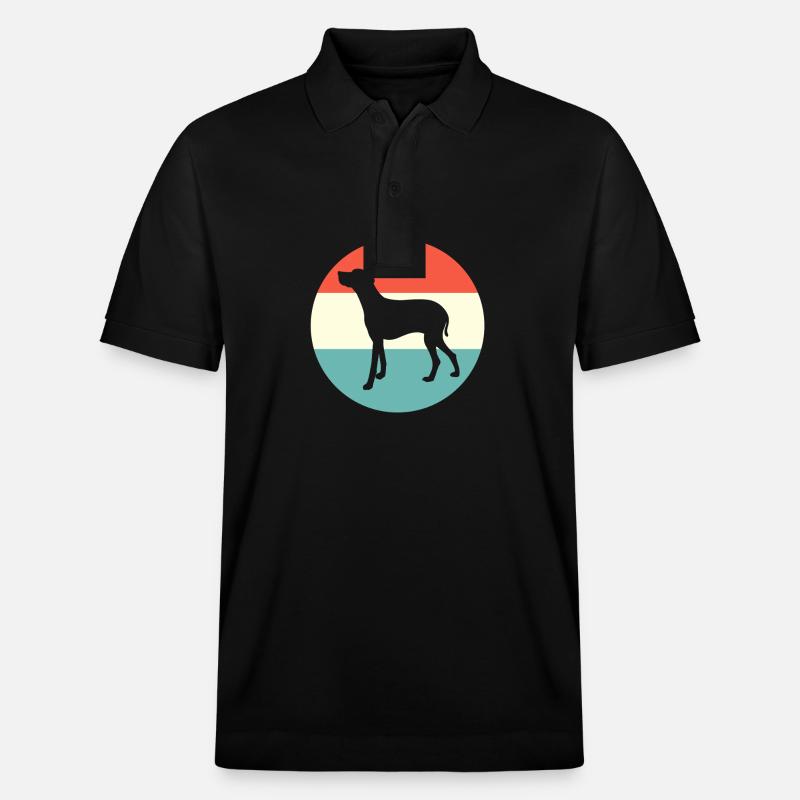 Weimaraner - Stanley/Stella Unisex Bio-Poloshirt PREPSTER - Schwarz