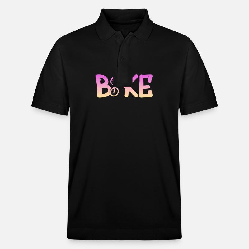 Biken - Stanley/Stella Unisex Bio-Poloshirt PREPSTER - Schwarz