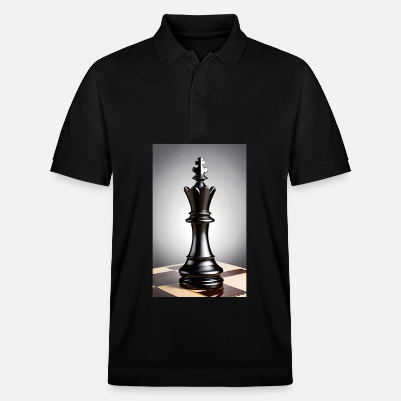 Schach | Schachfigur | Schachspieler - Stanley/Stella Unisex Bio-Poloshirt PREPSTER - Schwarz