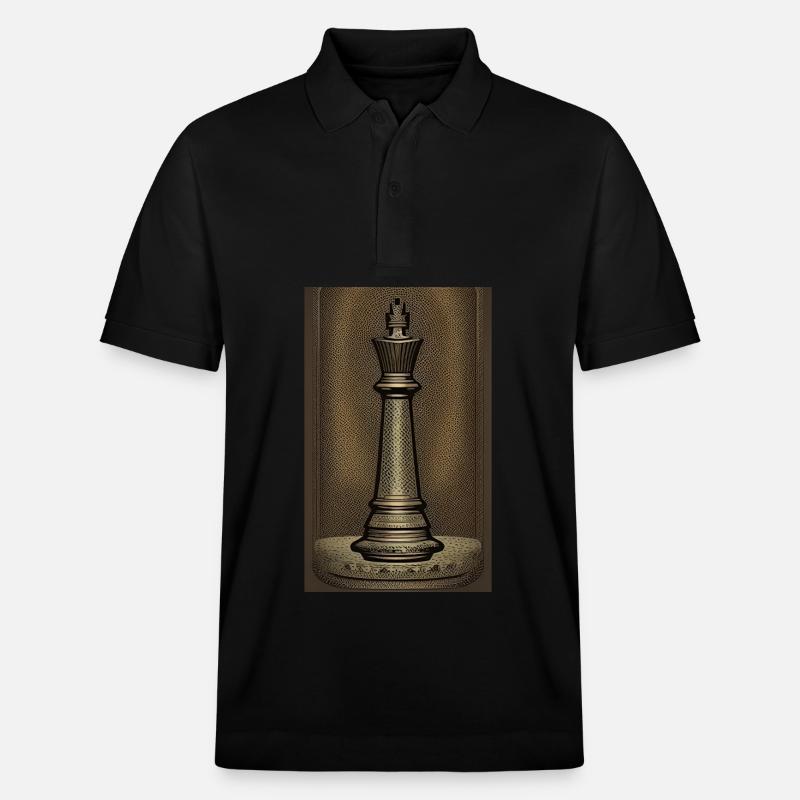 Échecs | Pièce d’échecs | Joueur d’échecs - Polo PREPSTER bio Stanley/Stella Unisexe - noir