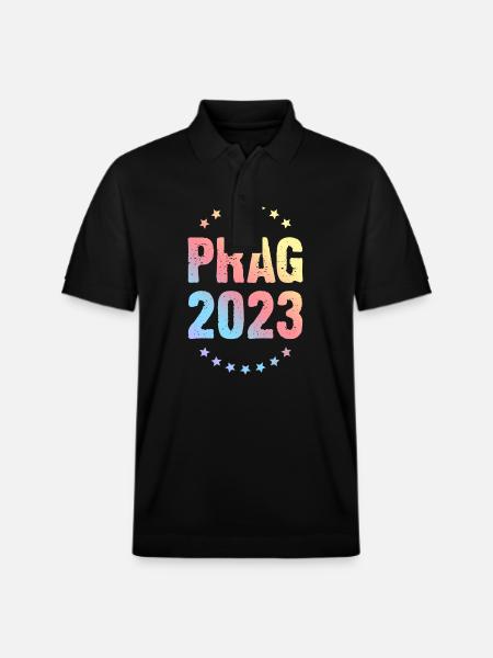 Prague 2023 - Stanley/Stella Unisex Organic Polo Shirt PREPSTER - black