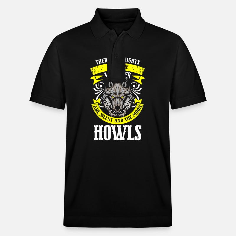 Wolf Pack Nordique - Polo PREPSTER bio Stanley/Stella Unisexe - noir