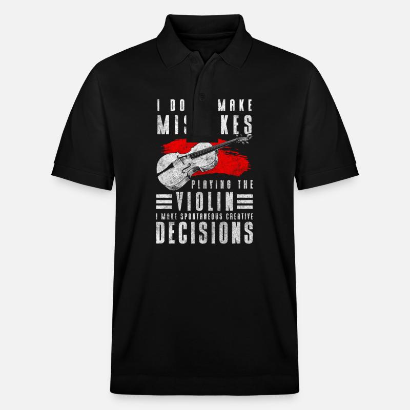 Straßenmusiker Spende - Stanley/Stella Unisex Bio-Poloshirt PREPSTER - Schwarz