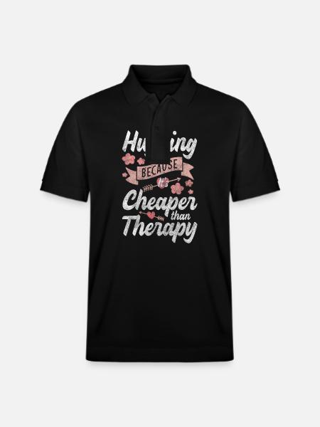 Love Closeness Cuddly Tenderness - Stanley/Stella Unisex Organic Polo Shirt PREPSTER - black