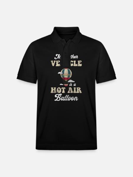 Aventure aérostier - Polo PREPSTER bio Stanley/Stella Unisexe - noir