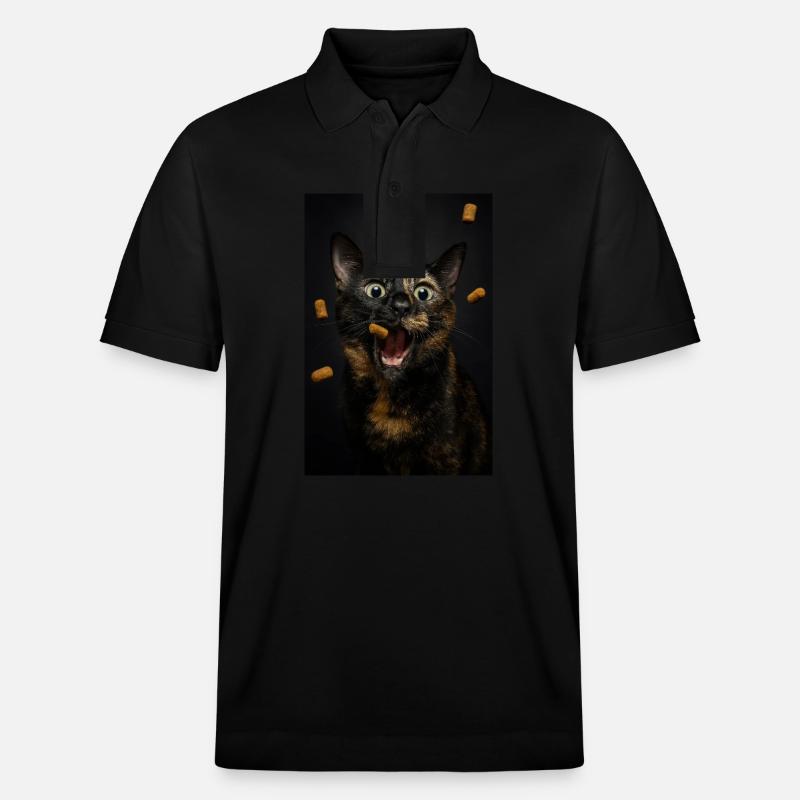 Leckerli-Angriffsmodus: Aktiviert! - Stanley/Stella Unisex Bio-Poloshirt PREPSTER - Schwarz