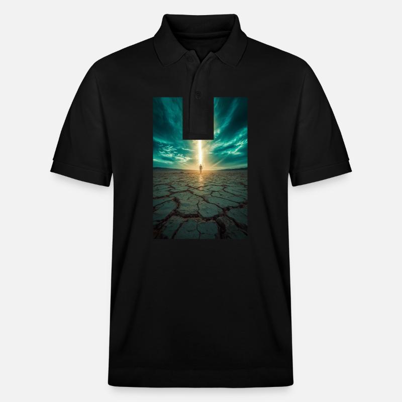 Vom Licht auserwählt - Stanley/Stella Unisex Bio-Poloshirt PREPSTER - Schwarz