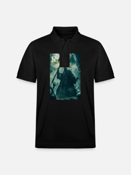 Dark Necromancer Rises - Stanley/Stella Unisex Organic Polo Shirt PREPSTER - black