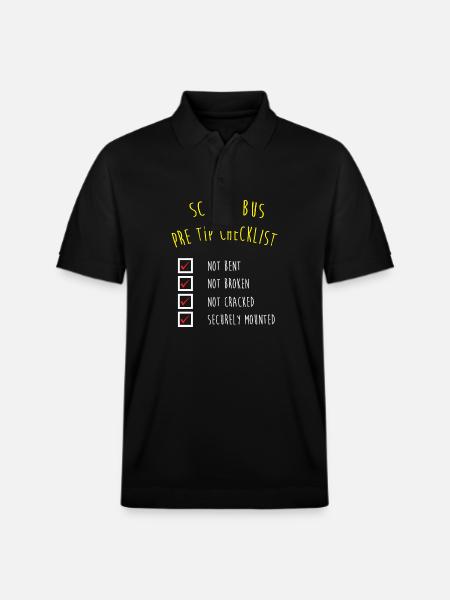 School Bus Driver School Bus - Stanley/Stella Unisex Organic Polo Shirt PREPSTER - black