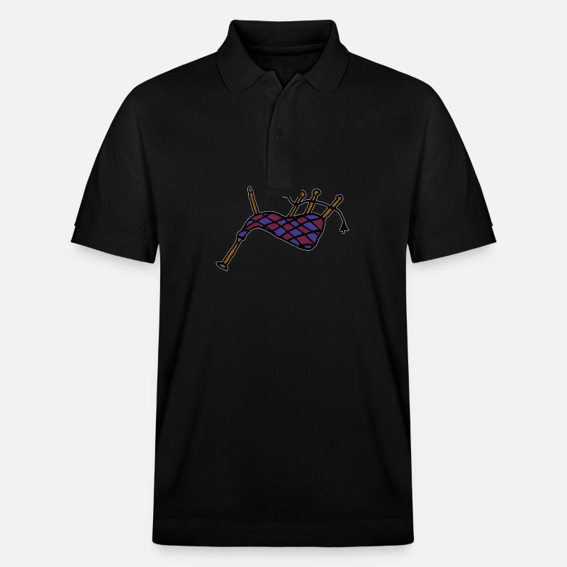Gaita - Polo orgánico unisex PREPSTER de Stanley/Stella - negro
