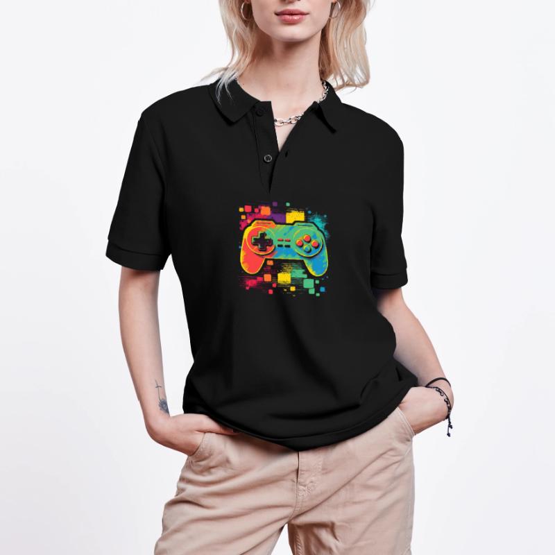 Retro Console Stanley/Stella Unisex Organic Polo Shirt PREPSTER