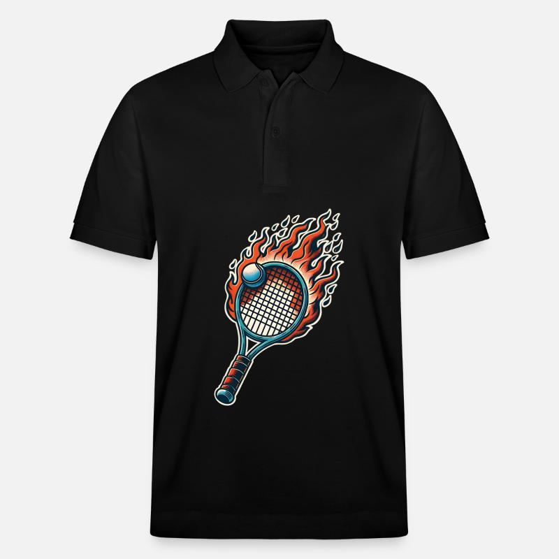 Badminton - Stanley/Stella Unisex Bio-Poloshirt PREPSTER - Schwarz