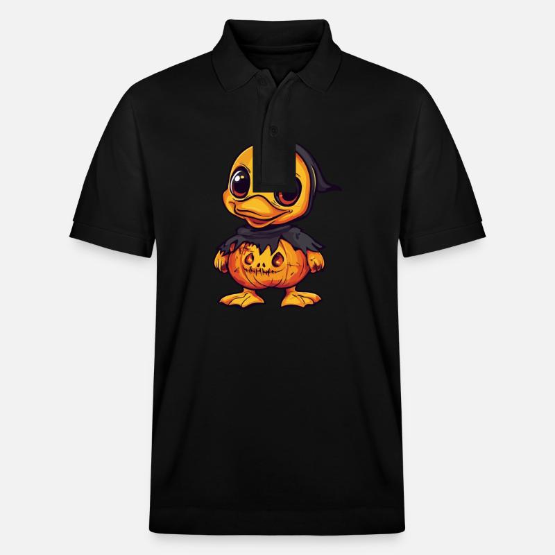 Canard Halloween Zombie - Polo PREPSTER bio Stanley/Stella Unisexe - noir