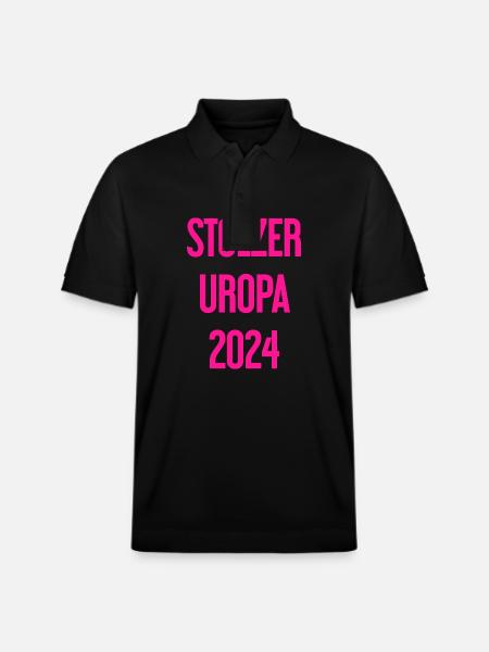 Stolzer Uropa 2024 - Stanley/Stella Unisex Bio-Poloshirt PREPSTER - Schwarz